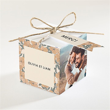 Boîte de dragées mariage lovely