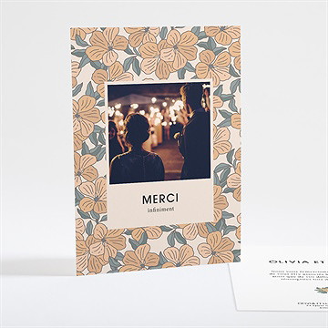 Remerciement mariage lovely