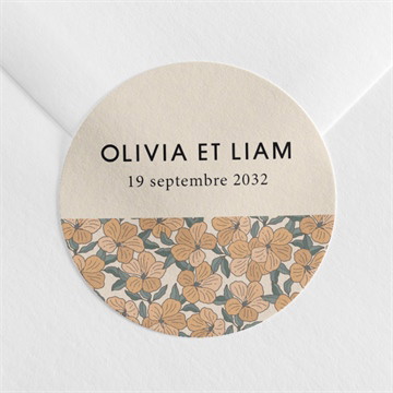 Sticker mariage lovely bracelet carré plié