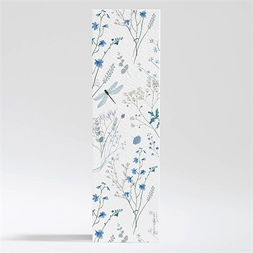 Signet baptême baptême champêtre - Dos du signet