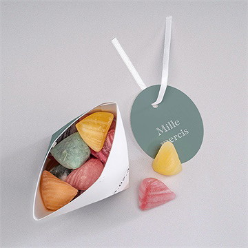 Boîte surprise mariage let love grow - Intérieur de la boîte