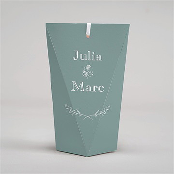 Boîte surprise mariage let love grow - Dos de la boîte