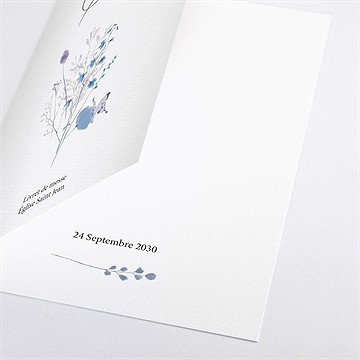 Livret de messe baptême baptême champêtre - Détail du livret