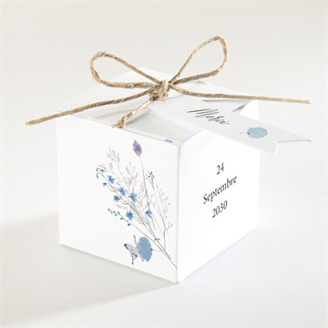 Boîte de dragées baptême baptême champêtre