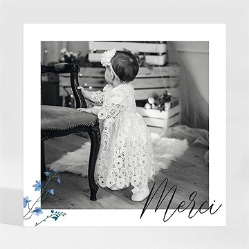 Remerciement baptême baptême champêtre