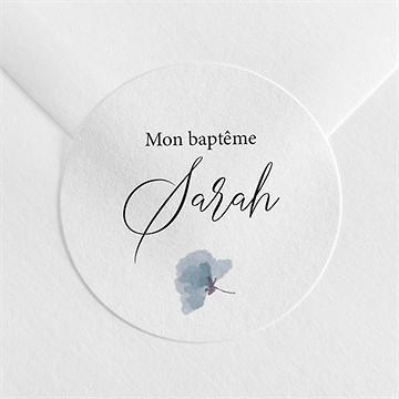 Sticker baptême baptême champêtre