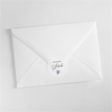 Sticker baptême baptême champêtre - Mise en situation