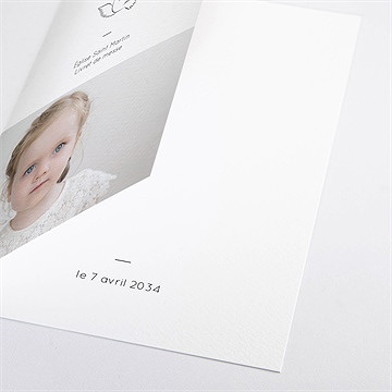 Livret de messe baptême petite chouchou - Détail du livret