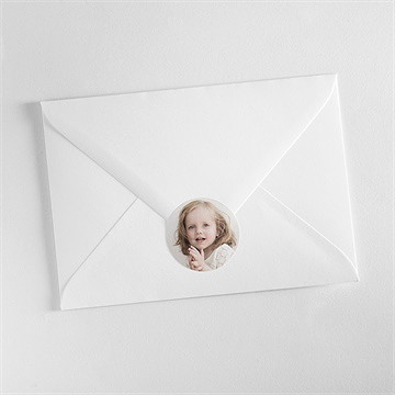 Sticker baptême petite chouchou - Mise en situation