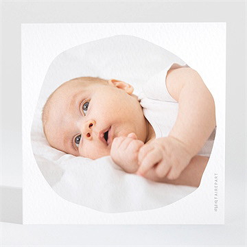 Remerciement naissance jolie pampa - Dos de la carte