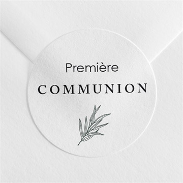 Sticker communion rayonnement dorure
