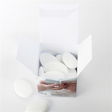 Boîte de dragées communion aquarelle sacrée - Intérieur de la boîte