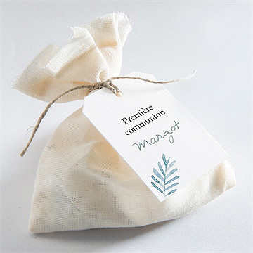 Etiquette communion aquarelle sacrée - Mise en situation