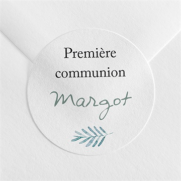 Sticker communion aquarelle sacrée