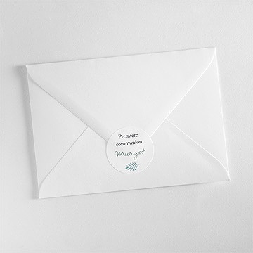 Sticker communion aquarelle sacrée - Mise en situation