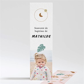 Signet baptême cotillons et serpentins