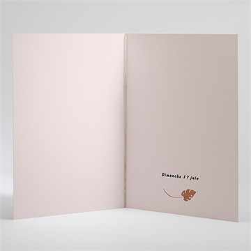 Livret de messe baptême cotillons et serpentins - Intérieur du livret