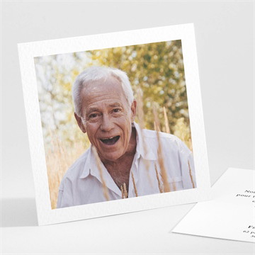 Carte recto-verso - carré