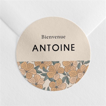 Sticker naissance tendre love bracelet