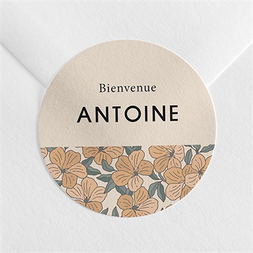 Sticker naissance tendre love