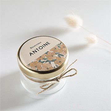 Sticker naissance tendre love - Mise en situation