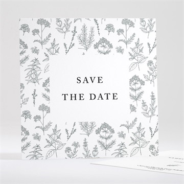 Save the Date mariage love & co gaufrage