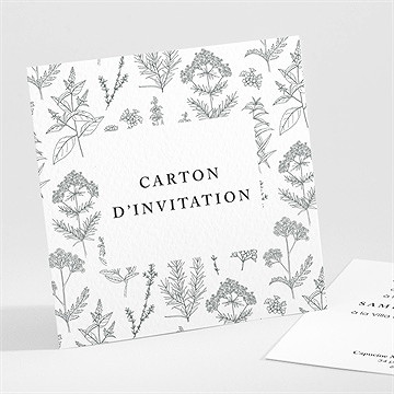 Carton d'invitation mariage love & co