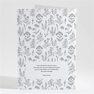 Livret de messe mariage love & co - Dos du livret