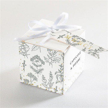 Boîte de dragées mariage love & co