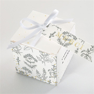 Boîte de dragées mariage love & co - Dessus de la boîte