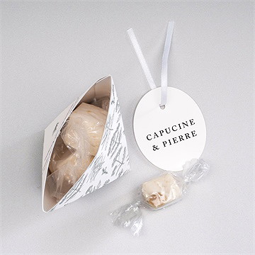 Boîte surprise mariage love & co - Intérieur de la boîte