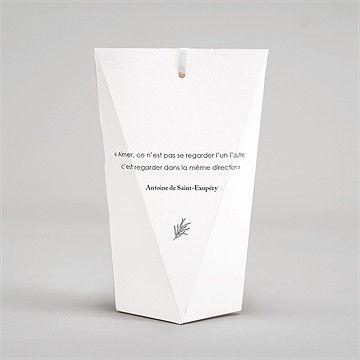 Boîte surprise mariage love & co - Dos de la boîte