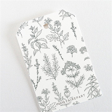 Etiquette mariage love & co - Dos de l'étiquette