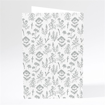 Menu mariage love & co - Dos du menu