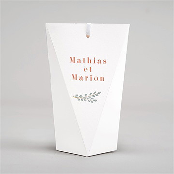 Boîte surprise mariage fusion - Dos de la boîte