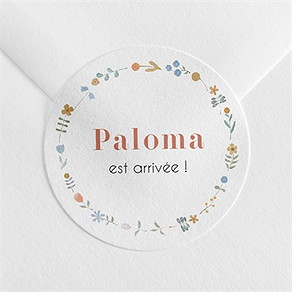 Sticker naissance dans sa bulle