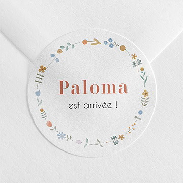 Sticker naissance dans sa bulle