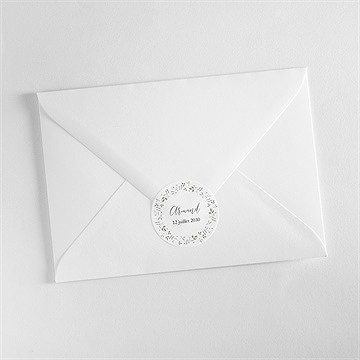 Sticker naissance doux message - Mise en situation