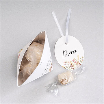 Boîte surprise mariage incandescent - Intérieur de la boîte