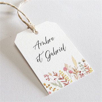 Etiquette mariage incandescent