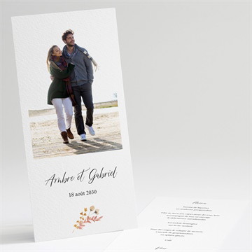 Menu mariage incandescent