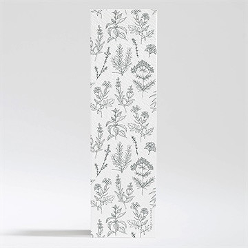 Signet baptême voeux et jouy - Dos du signet