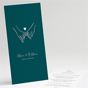 Menu mariage notre union