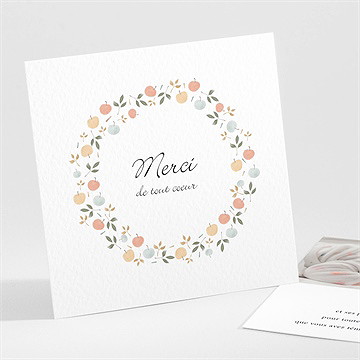 Remerciement naissance petit mot d'amour