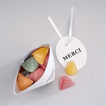 Boîte surprise communion happy - Intérieur de la boîte