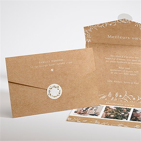 Carte de voeux le tout en un
