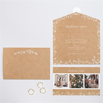 Carte de voeux le tout en un - Vue d'ensemble