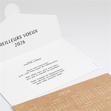 Carte de voeux voeux tout en un - Intérieur de la carte