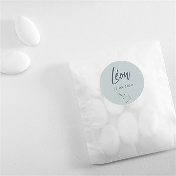 Sticker naissance chouchou - Mise en situation