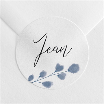 Stickers décès présent et mémoire plié